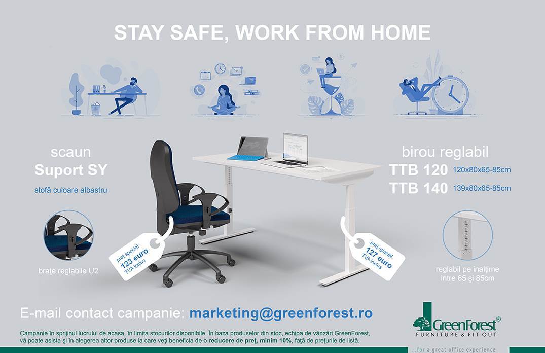  stay safe, work from home - GreenForest